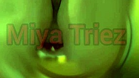 Miya Triez Dazzles with Intense Strip Tease.