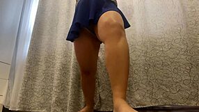 Hot stepmom got horny during workout