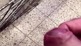 Piss and wank at DIY store!