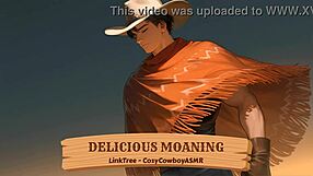 male moans and screams echo with raw boyfriend passion