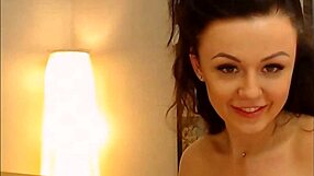 Craving That Brunette Dildoing Her Muff Hard