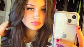 girl gets blasted in solo scene