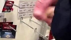 Piss and wank at DIY store!