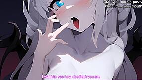 stupid bimbo in hentai anal scene