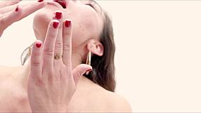 Lilith Regia, hot Mexican MILF, swallows loads in bukkake gangbang