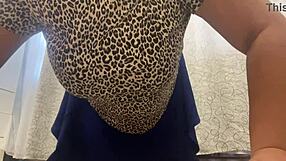 Hot stepmom got horny during workout