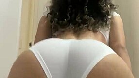 Hot Girl Dances Funk in See-Through White Shorts – Can You See Everything?