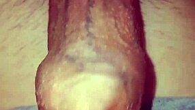 showing off my big cock piercing holes