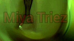 Miya Triez Dazzles with Intense Strip Tease.