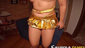 Caligolafilmes - POV Project 63 Nands Ninfetinha Shows Off Tight Ass in Wild Gaping