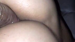 Young brunette couple explores her perfect virgin ass together