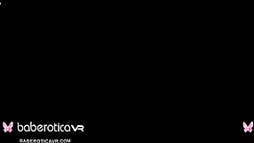 violet starr teases cock solo in vr, naughty and enticing