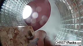 i had hot shower fun with christy n dahlia