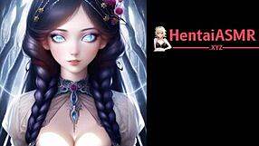 horny fantasy elf embarks on visual journey with big fat titties in hentai