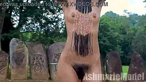hairy exotic native tribal dance compilation naked public latina