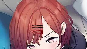 Anime secretary quick blowjob in office at work sucking 😏