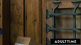 Lauren and Charli share dildo passionately