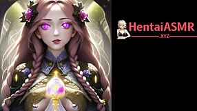 horny fantasy elf embarks on visual journey with big fat titties in hentai