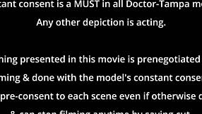 stefania mafra's face gets blasted with cum...