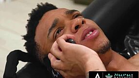 Nuru massage with big tits MILFs: Sarah Vandella and Jennifer White shine.