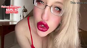 got a thing for sissy red lipstick fetish?