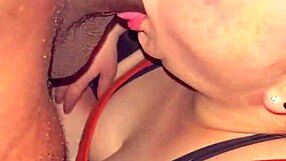 Playing with my fav toy, this sloppy blowjob is fun