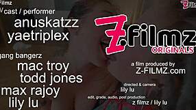 दो हॉट ऑल्ट लड़कियां 4 लड़कों के साथ रफ गैंगबैंग में