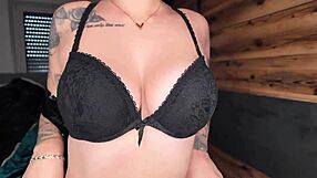 Fetish tits with food play