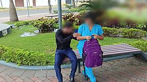 Mexican Nurse Invites Men for Blowjobs