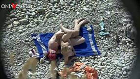 Hey, watch this white girl's juicy ass get pounded at the beach!