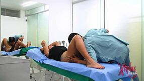 How does this busty Venezuelan bang her doctor for a quickie?