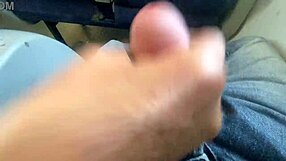 Accidental Sex On Public Train - Handjob Turns Into Cumshot