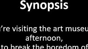 Art lessons turned into a leather skirt fantasy... unreal! 😍