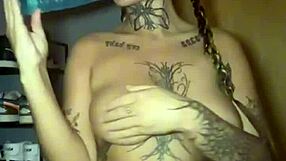 Watch the Big Titty Goth Finger Herself Hard. Does She Cum?