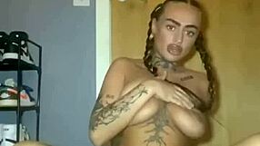 Watch the Big Titty Goth Finger Herself Hard. Does She Cum?