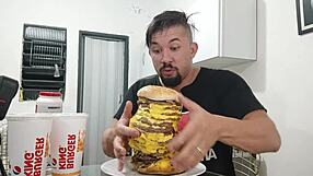 Milf Eating the Biggest Burger King in X Videos Detailed Scene