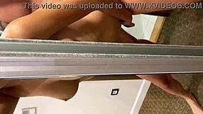 Mirror Quickie And Giant Pussy Creampie With Ex Girlfriend