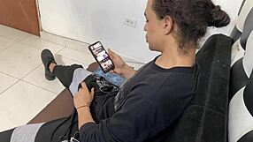 bold pounding my sweet submissive neighbor after getting caught in close-up