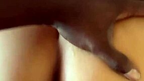 latina actress bends over for interracial doggystyle creampie