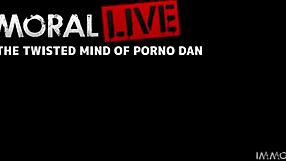 Dan’s cock slams Ayda’s cunt while teaching stepson a rough lesson