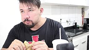 Milf Eating the Biggest Burger King in X Videos Detailed Scene