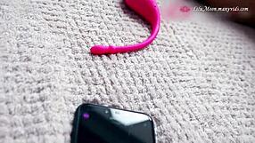 Pretty Neighbor Masturbates Pussy With Lovense Vibrator Pov