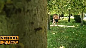 pov - tiffany tatum gobbles your dick in outdoor hardcore scene, wanna try?