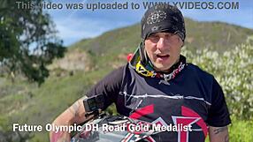 point break xxx parody hits the beach with blonde tattoo pov action