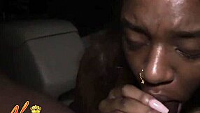 watch ebony's first outdoor sex tape with wet pussy action?