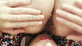 I enjoy upside down rimming with my cute lover in double domination.