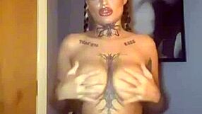 Watch the Big Titty Goth Finger Herself Hard. Does She Cum?