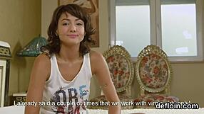 Smashed Lovesome Girl's Juicy Pussy During Defloration