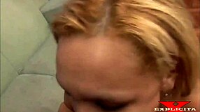 i see this blonde latina give wet blowjob and fuck with big ass