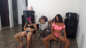 I think the white bitch dances better, but both have weird vaginas.